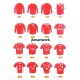 Bristol City FC Retro Shirts Wall Art Print